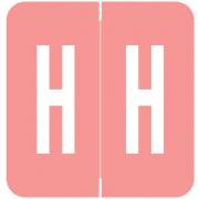 VRE GBS 8850 Match VRAM Series Alpha Roll Labels - Letter H - Pink