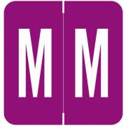 VRE GBS 8850 Match VRAM Series Alpha Roll Labels - Letter M - Purple