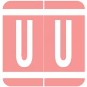 VRE GBS 8850 Match VRAM Series Alpha Roll Labels - Letter U - Pink