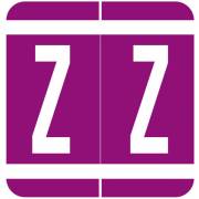 VRE GBS 8850 Match VRAM Series Alpha Roll Labels - Letter Z - Purple