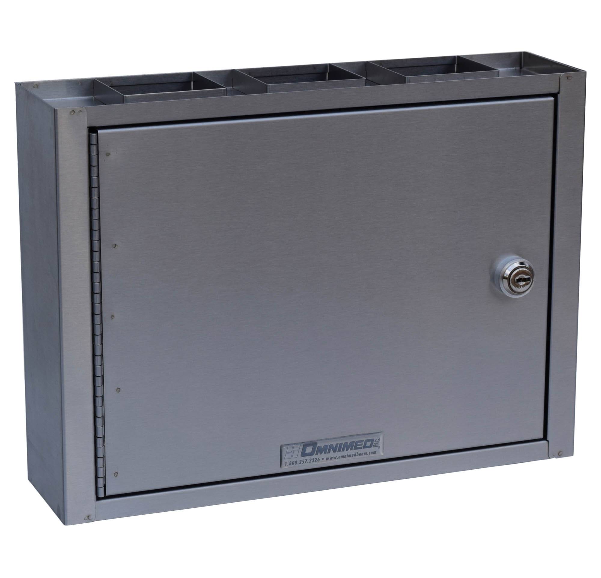 OmniMed 181790 Stainless Steel Specimen Dropbox with Key Lock