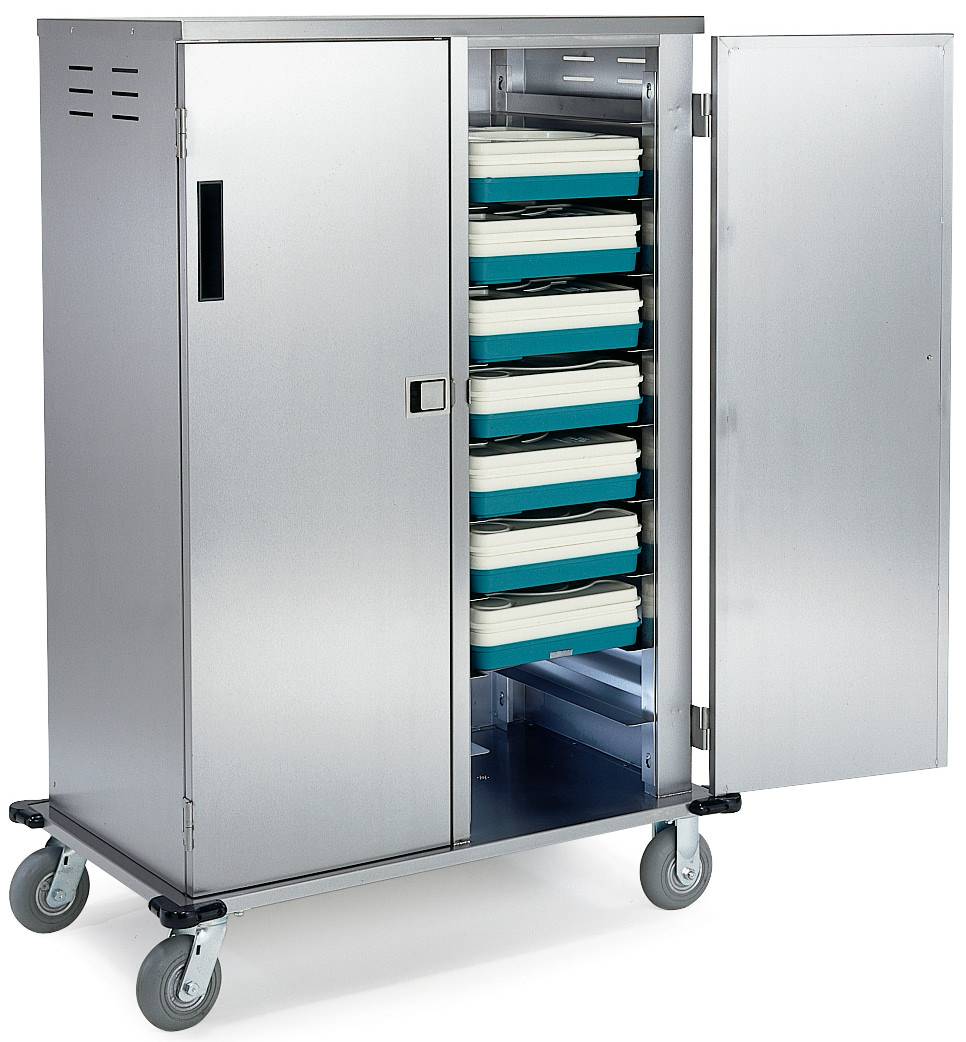 Lakeside Stainless Steel Elite Enclosed Tray Delivery Carts