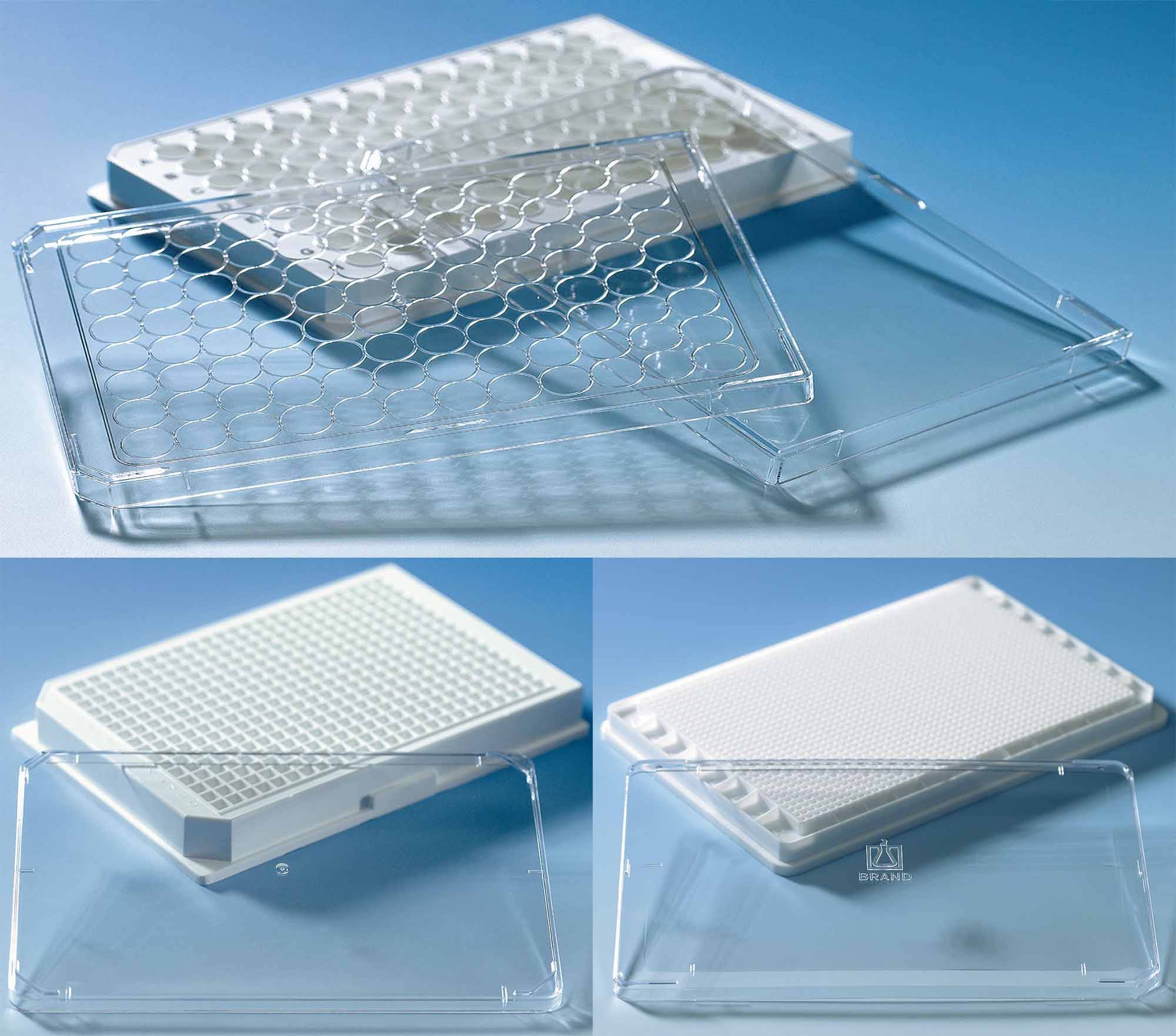 BrandTech Lids for BRANDplate Microplates Clear PS Well Plate Lids