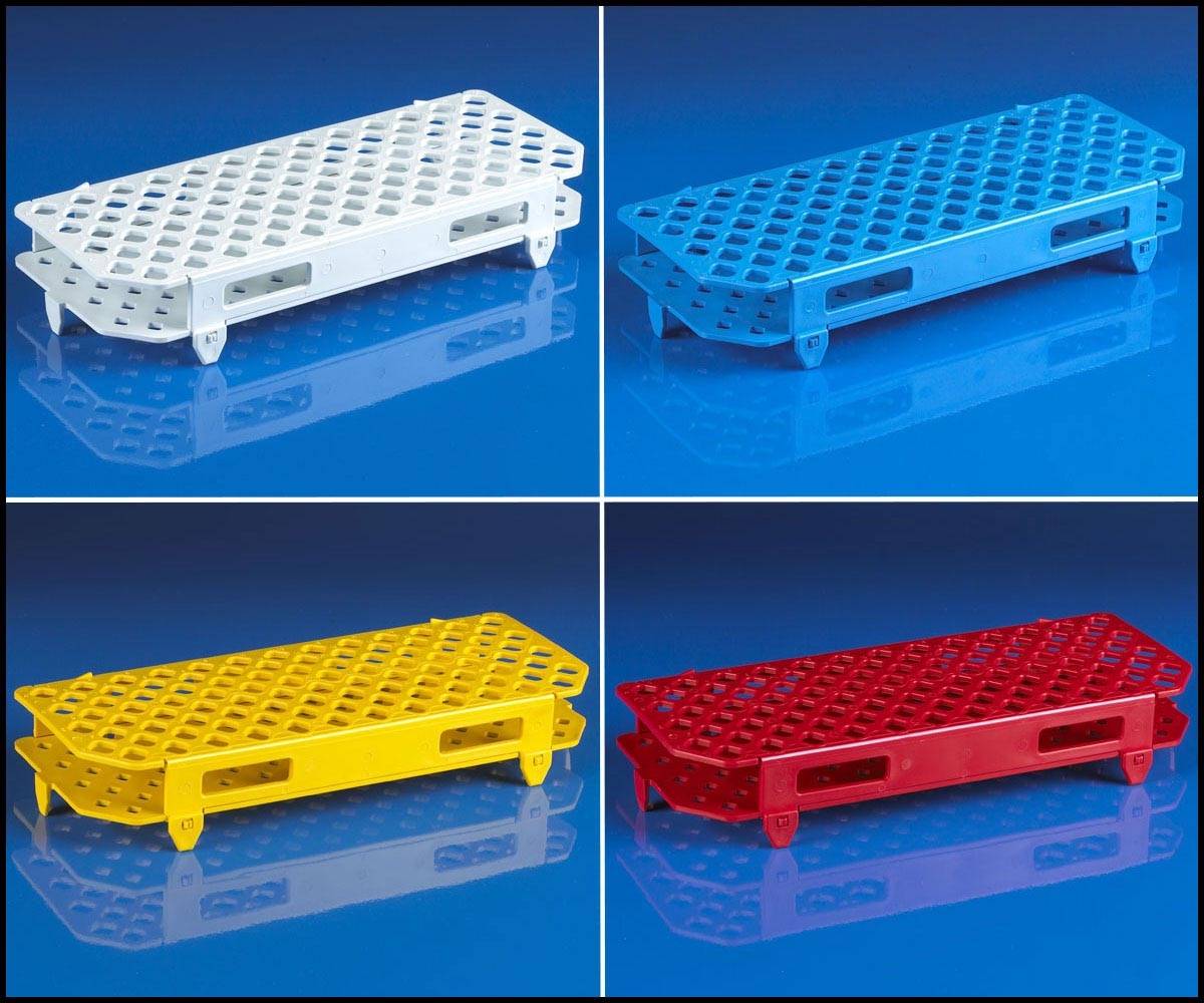 Snap N Rack Racking 100-Place Snap-N-Rack Autoclavable PP Microcentrifuge Tube Rack Globe ...