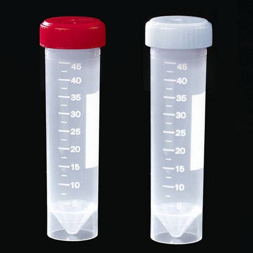 50mL SelfStanding PP Centrifuge Tubes with HDPE Screw Caps Globe