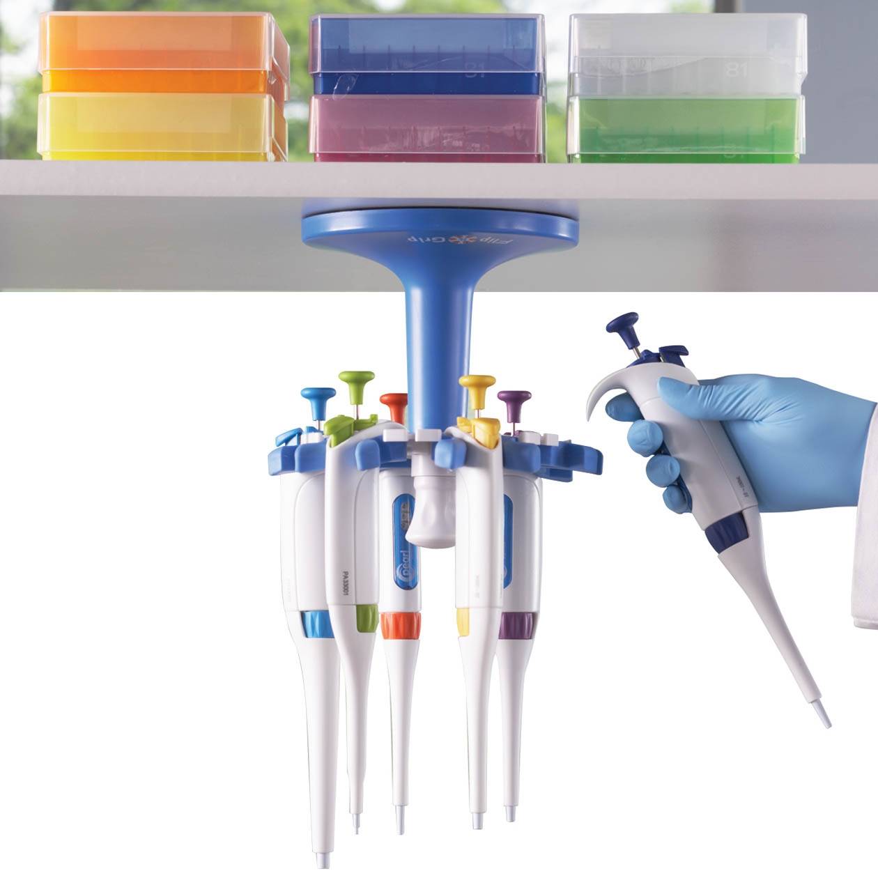 Flip & Grip Pipette Holder Heathrow Scientific