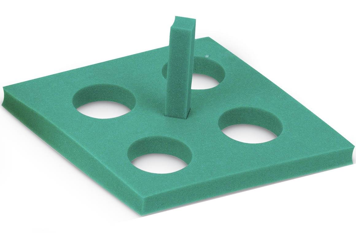 thumbnail image 2 of Test Tube Holder, Floating Foam Tube Rack Prevents Knocking 2 of 12