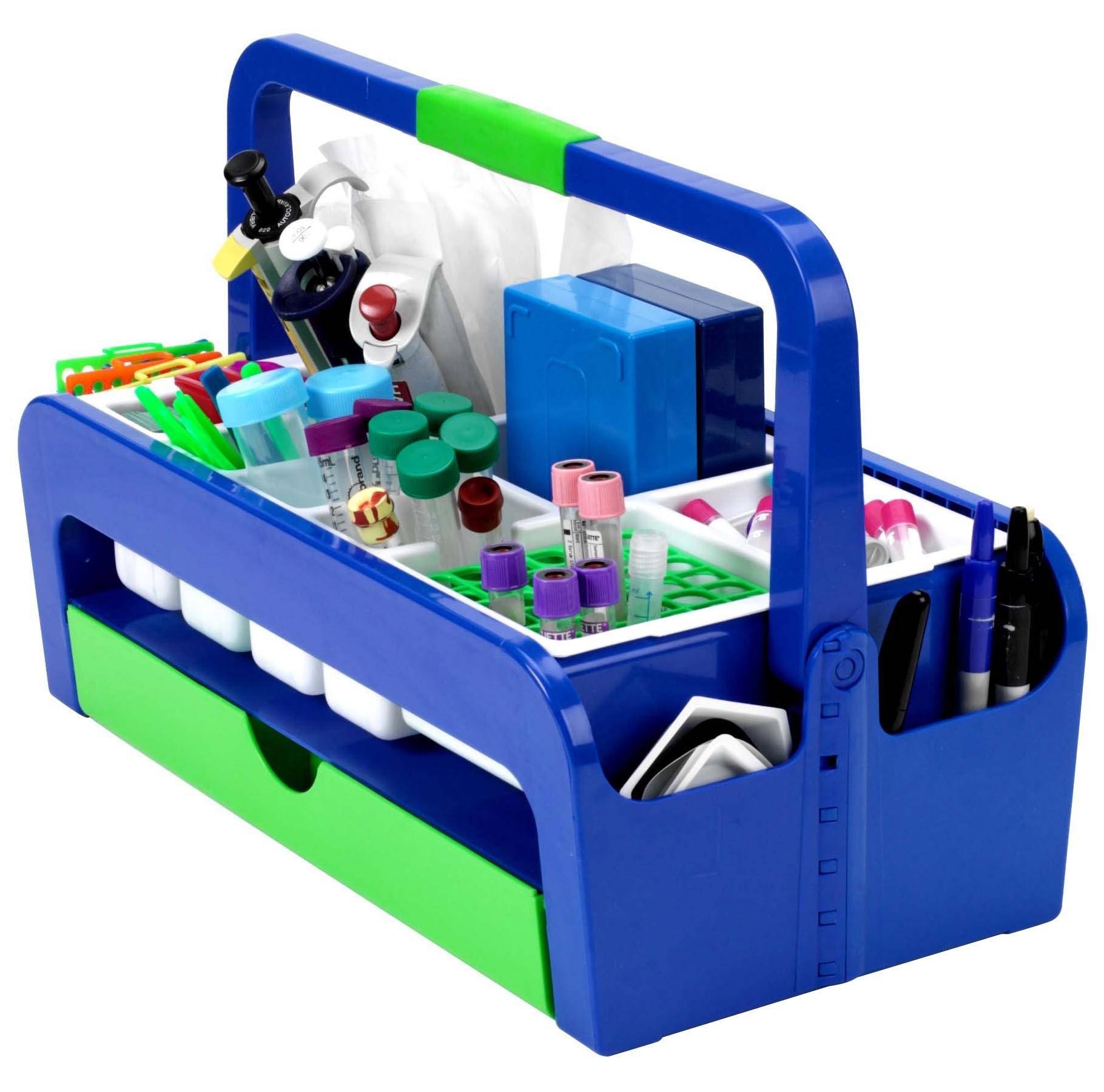 Droplet Phlebotomy Tray Tote With Inserts A 13mm Tube Rack HS2200A