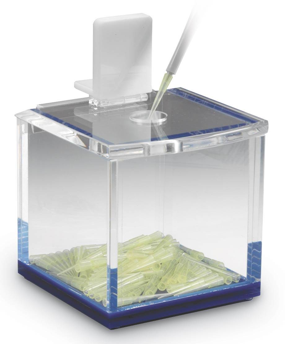 Pipette Tip Acrylic Disposal Box Heathrow Scientific HS234634