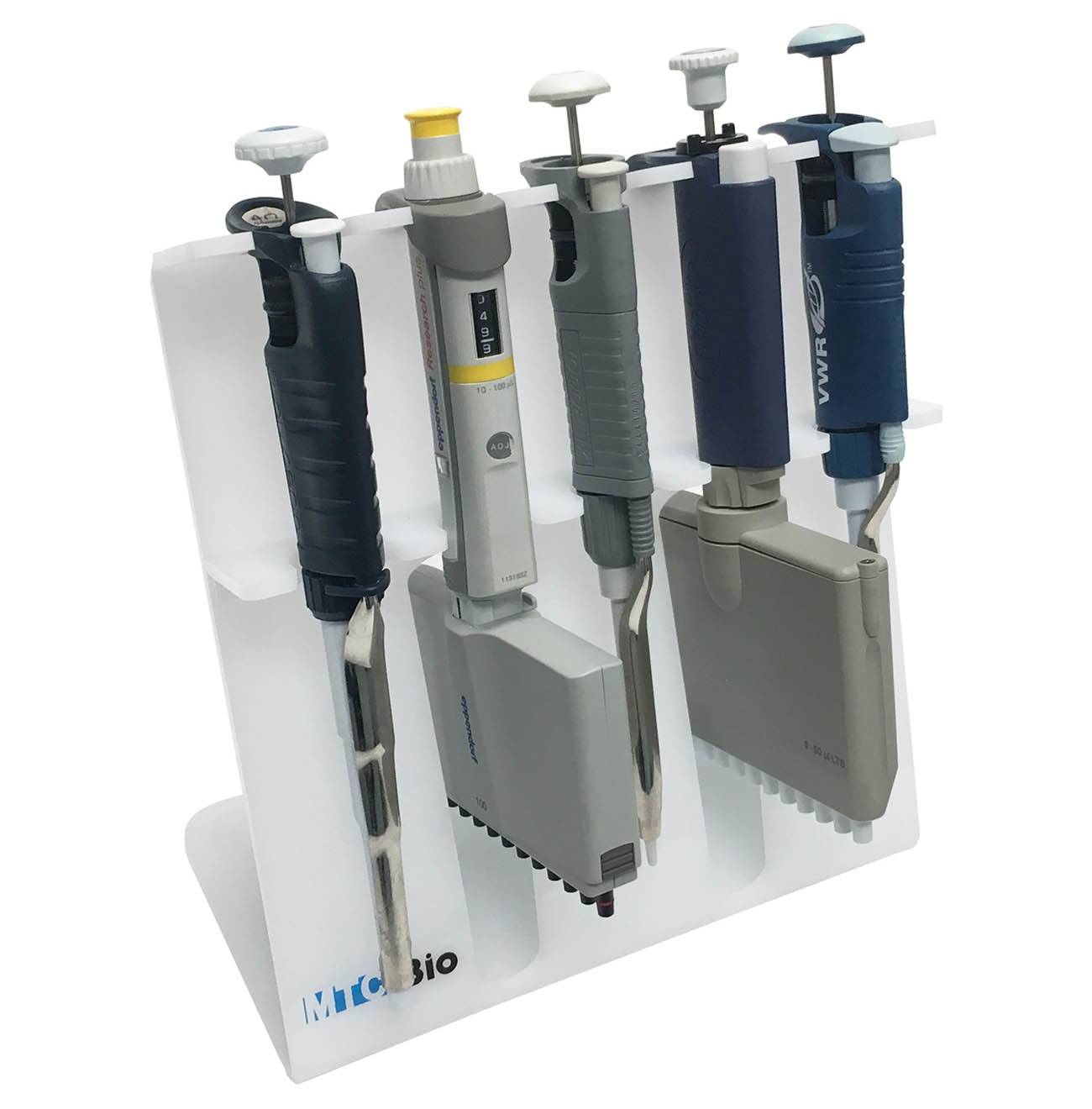 MTC Bio SureStand MultiChannel Capable Acylic Pipette Rack