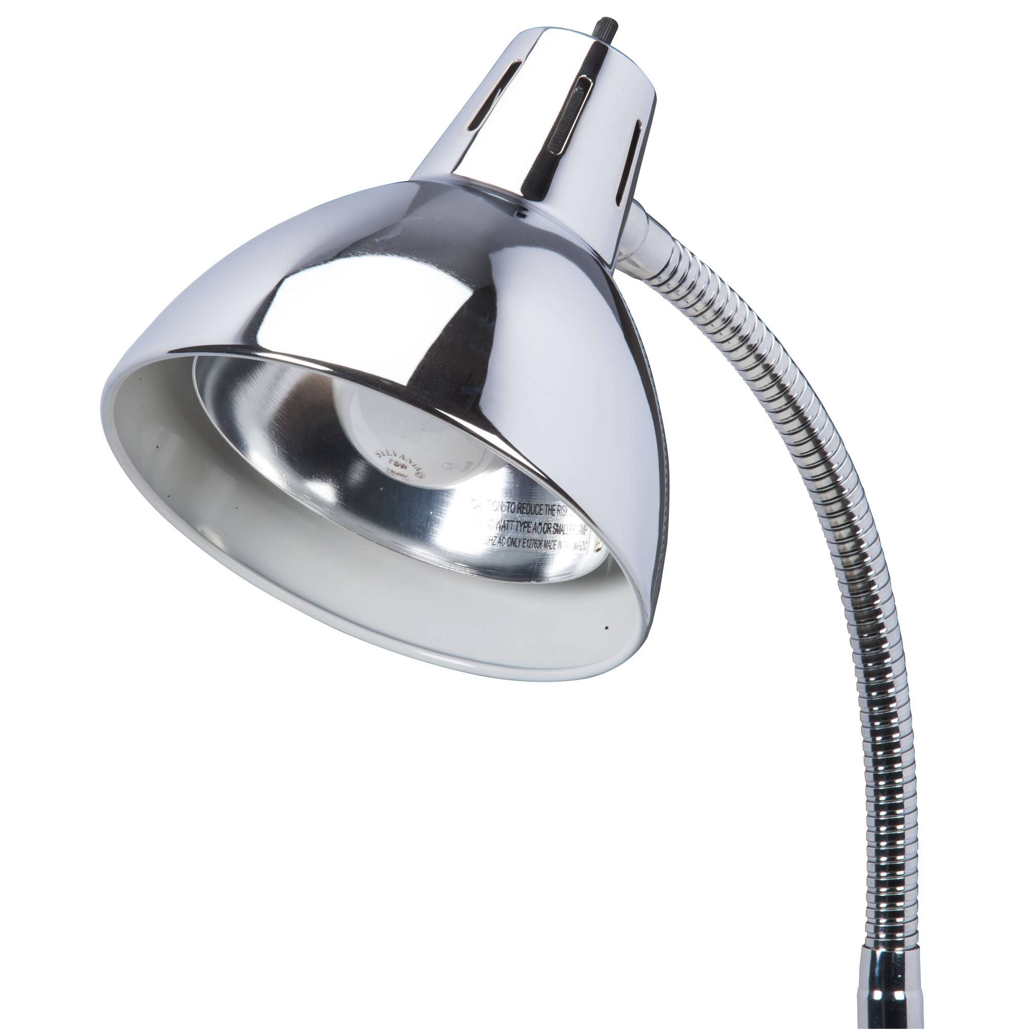 Clinton T10 Gooseneck Lamp with Chrome Finish