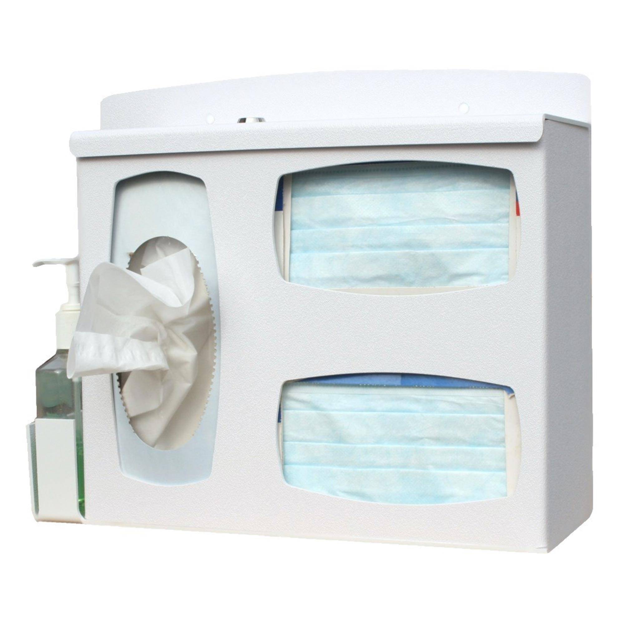 Durable ABS Locking Respiratory Hygiene Station PPE Dispensers M4809 durable-abs-locking-respiratory-hygiene-station-ppe-dispensers-m4809