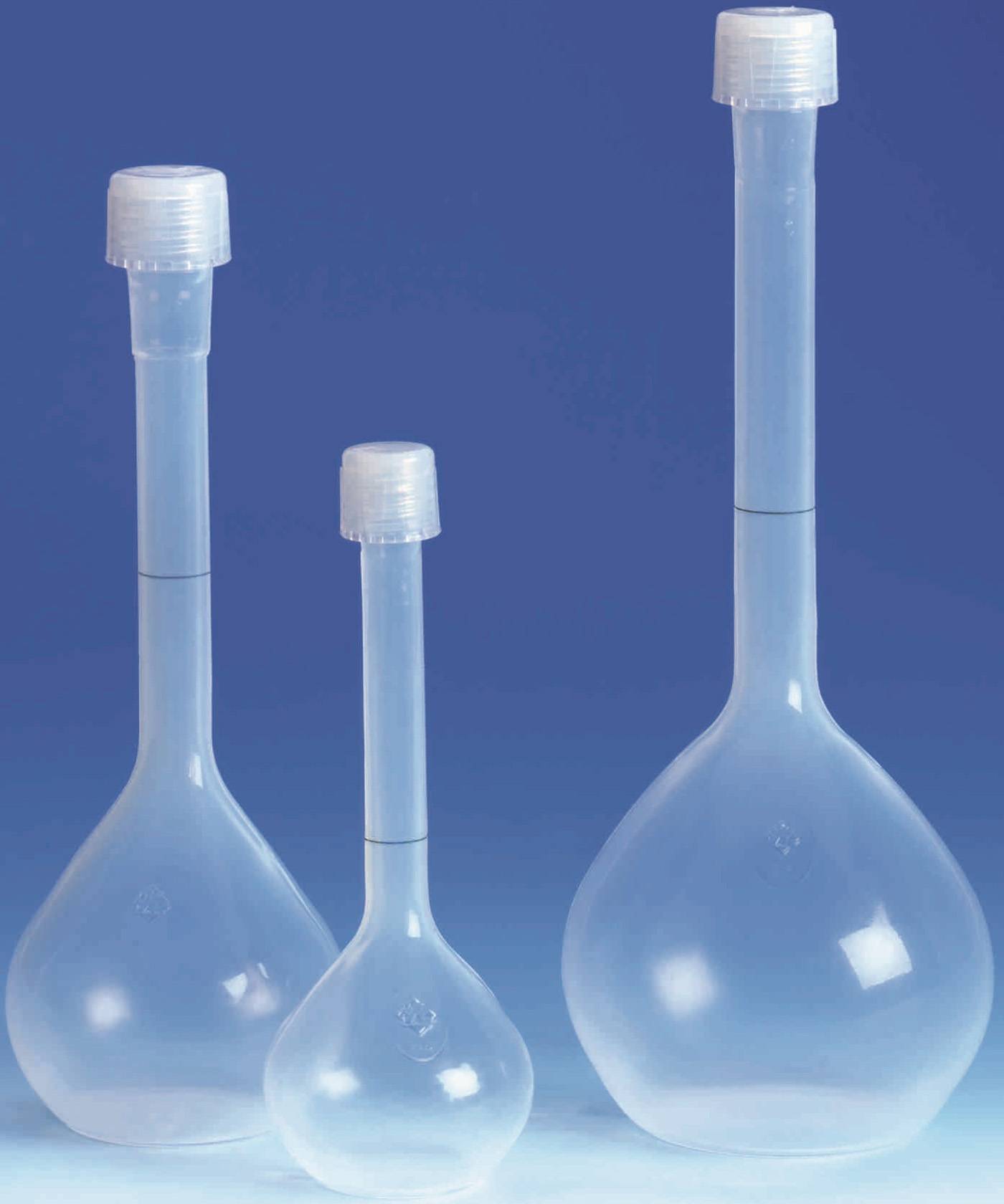 BrandTech VITLAB PFA Volumetric Flasks with PFA Screw Caps Class A