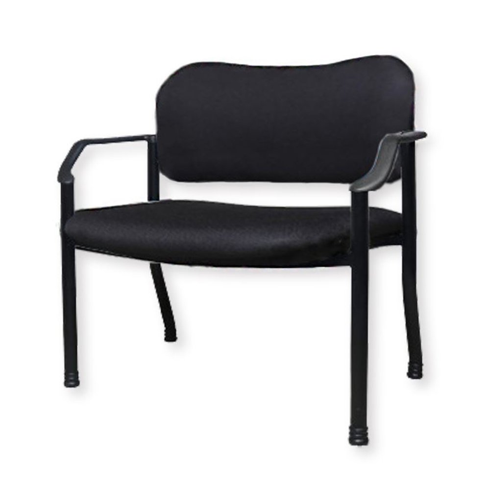 Blickman 1121WA Polyester Fabric Bariatric Waiting Room Chair with Arms