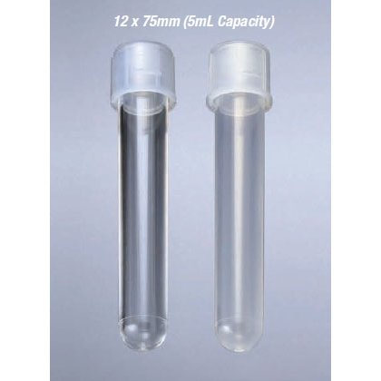 50 mm Height Polypropylene 12 mm Pack of 9000 Evergreen Scientifics 222-3812-02S 2-Position Cap for 12 mm Culture Tube Sterile 