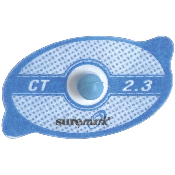 Suremark CT23 NonMetallic 2.3mm Blue CT Mark Skin Marker