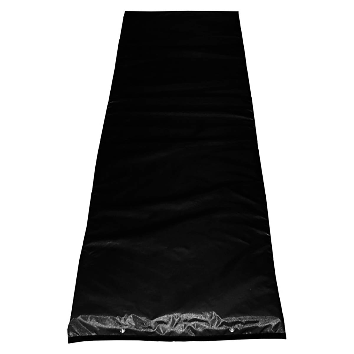 TechnoAide Black TechnoTuff Vinyl Table Pad 72"L x 23.25"W