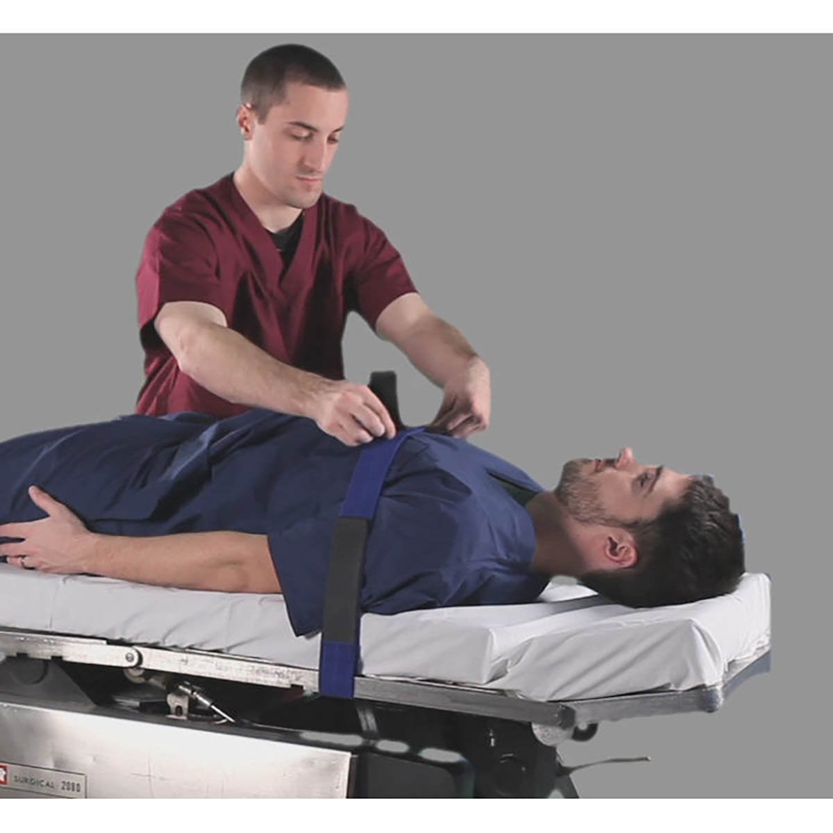 Shielding Two Piece Velcro Restraint Strap System