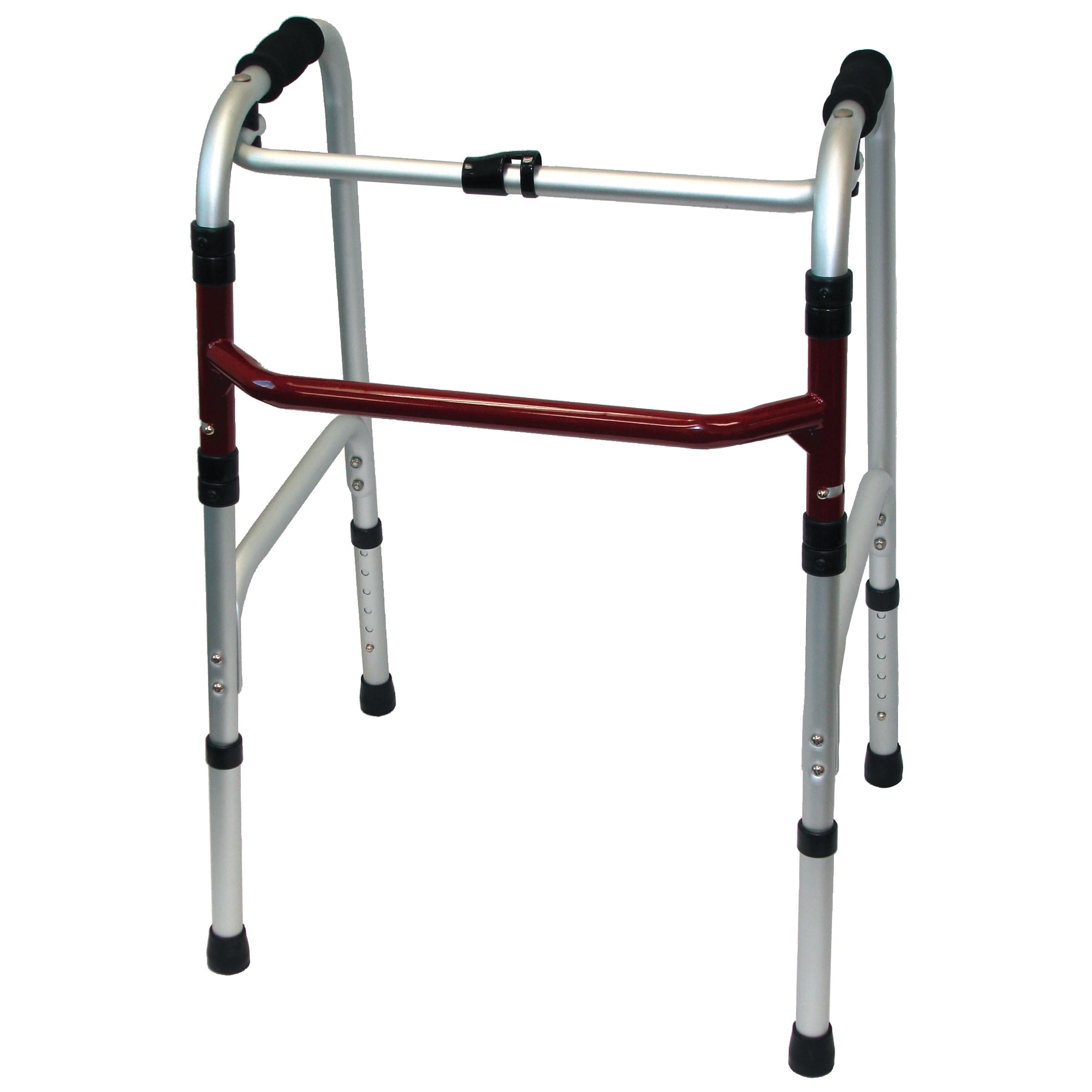 Adult MRI Non-Magnetic Folding Walker Height Adjustable