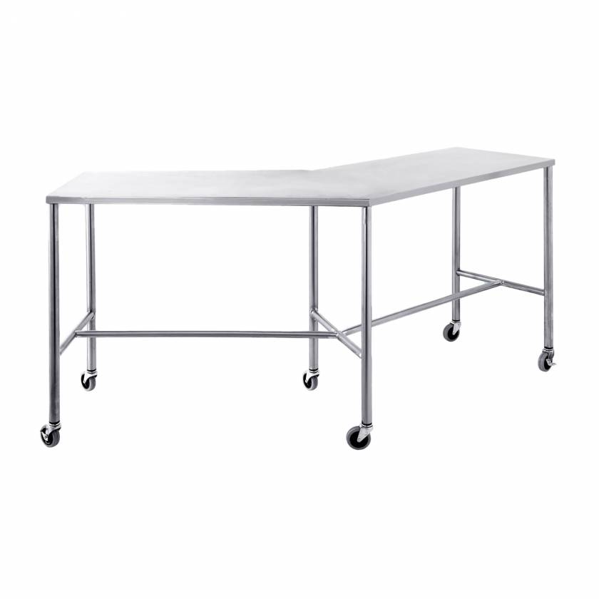 Blickman Stainless Steel Angular Instrument Table