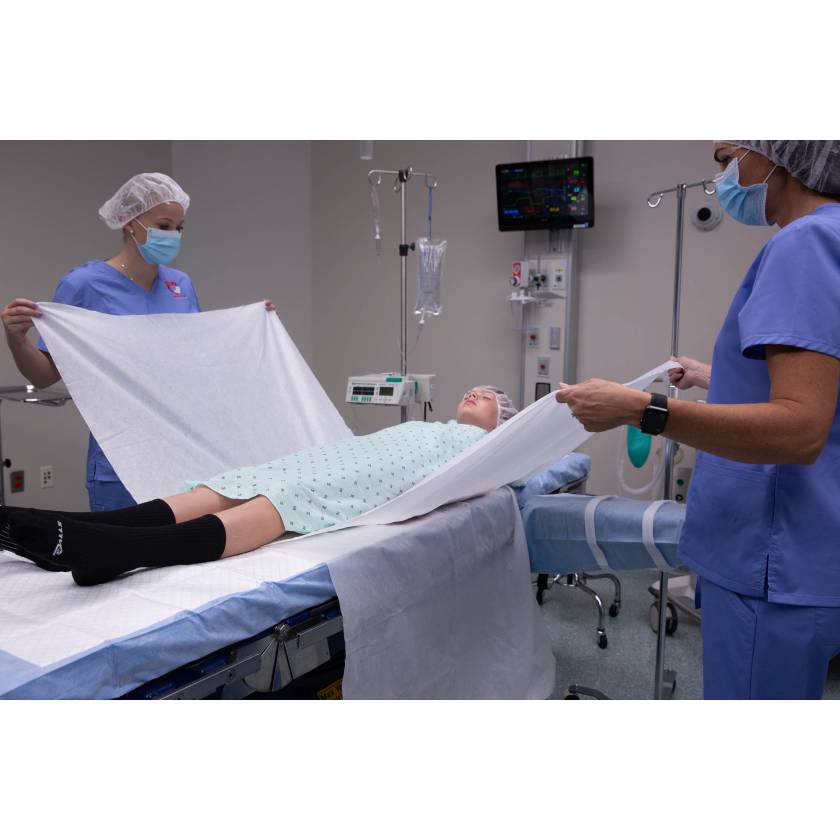PPI 0184 Disposable Operating Room SpunLace Lift Sheets 35" x 66"