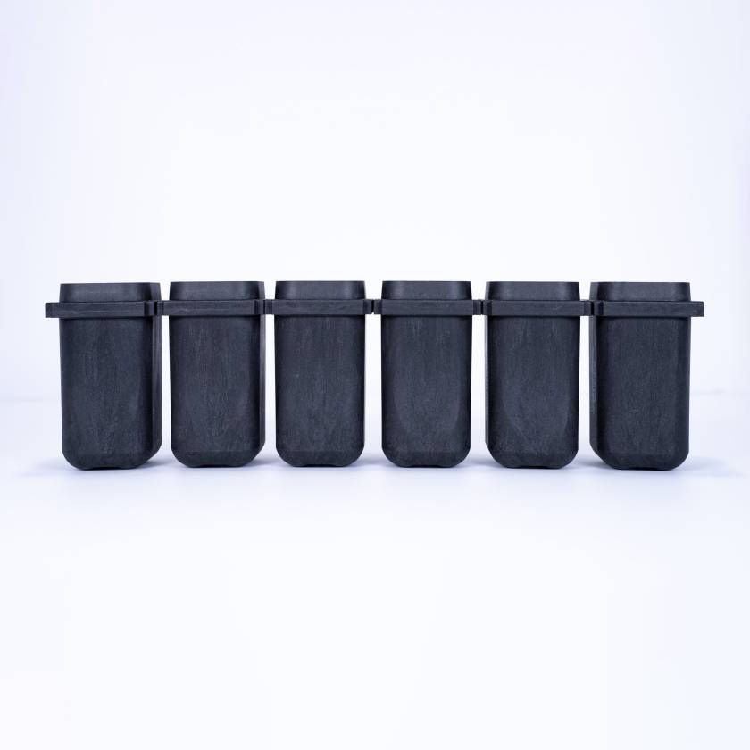 Drucker 02-004-0-0014K Carrier, Carbon Fiber, 1 x 50 mL - Front View Set