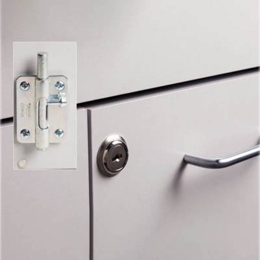 Clinton Cabinet Option-Door Lock and Inside Latch Combo 066