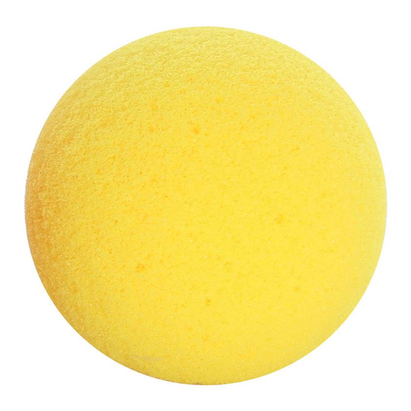 CanDo® 10-0776 Memory Foam Squeeze Ball Exerciser - 2.5" Diameter, Yellow, X-Easy