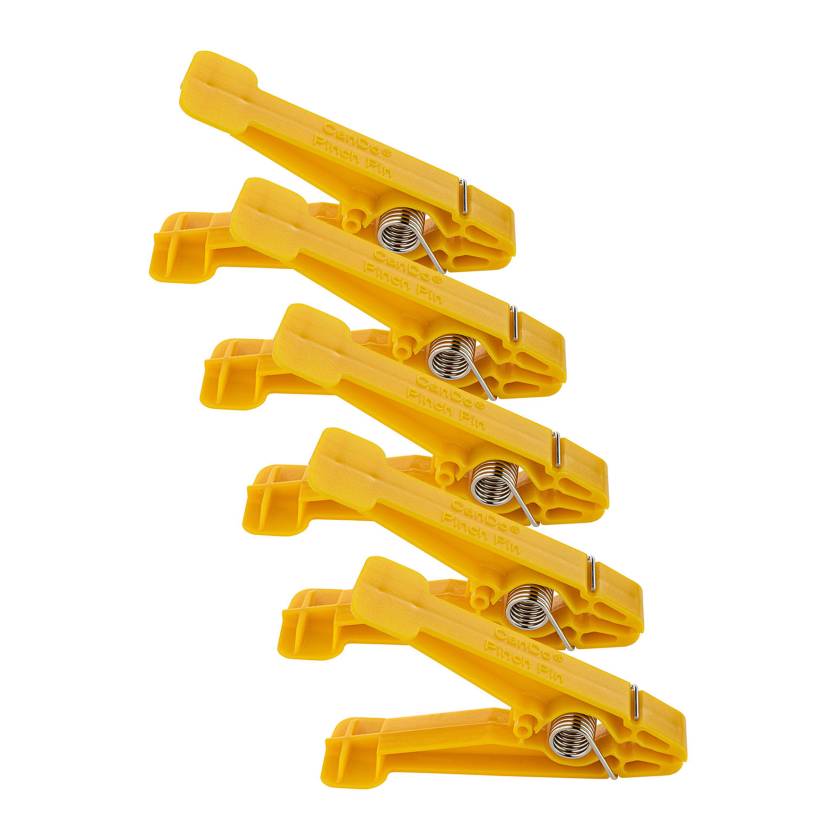 CanDo® 10-0841 Replacement Pinch Pins for Graded Pinch Finger Exerciser - Yellow, X-Light (Set of 5)