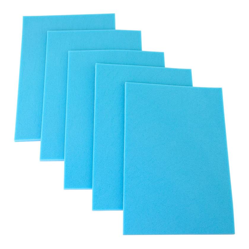 CanDo® 10-2483 Memory Foam with PSA, 1/4" x 8" x 12" - Pack of 5