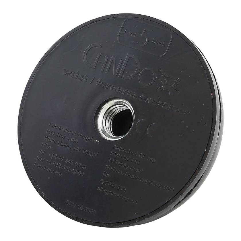CanDo® 10-2900 Wrist/Forearm Exerciser, Ball Only - X-Small, Black