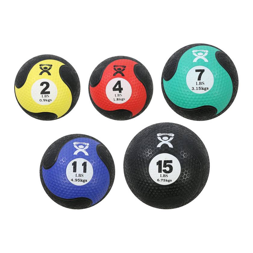 CanDo® 10-3146 Firm Medicine Ball, 5-Piece Set