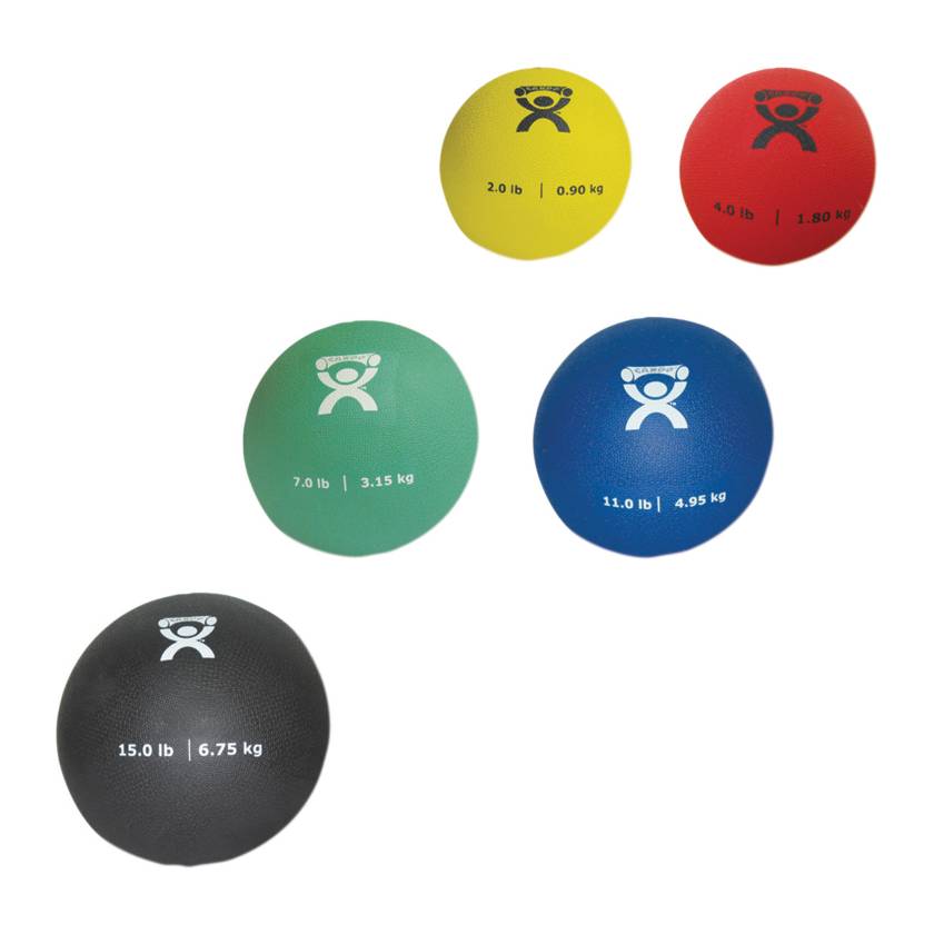 CanDo® 10-3176 Soft and Pliable Medicine Ball, 5-Piece Set