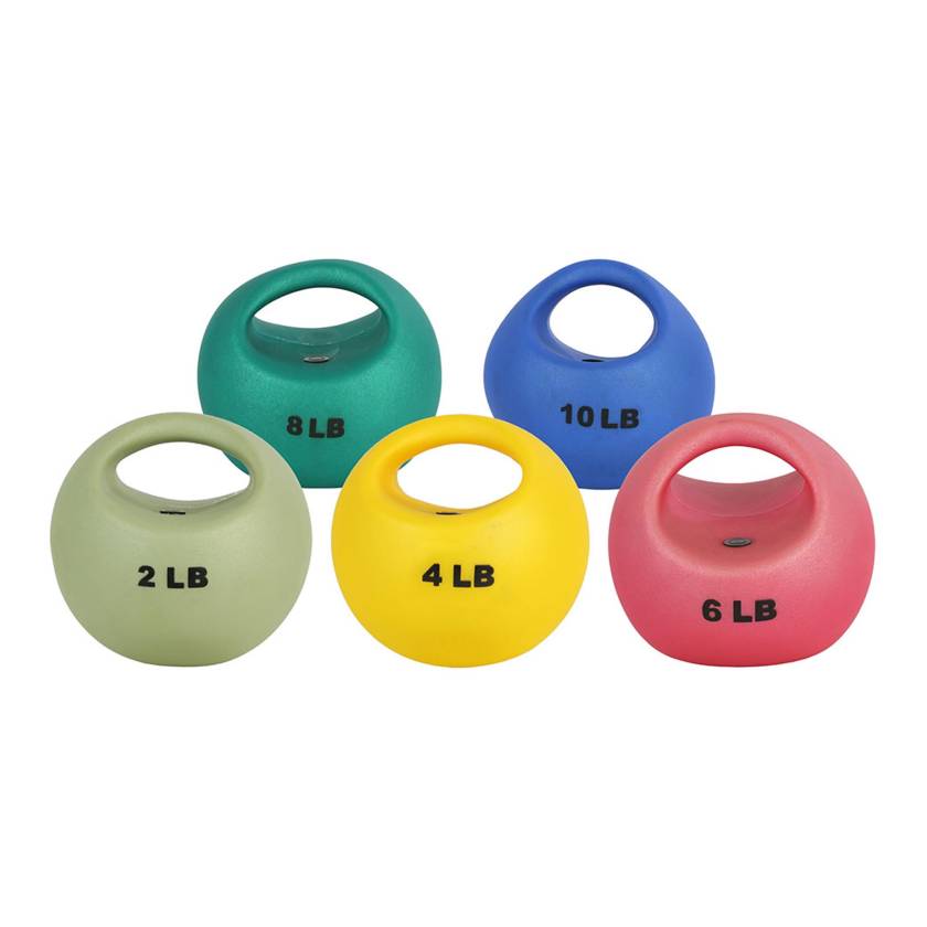 CanDo® 10-3295 One Handle Medicine Ball - 5-Piece Set