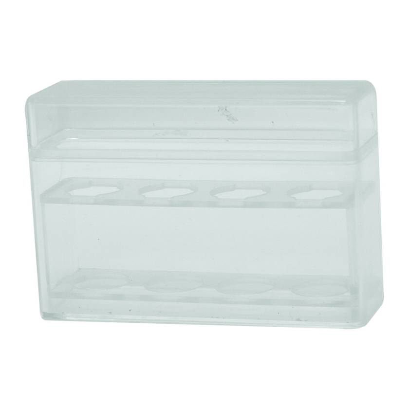 CanDo® 10-3780 Plastic Box for Snap-In Finger Button - 4-Button Capacity