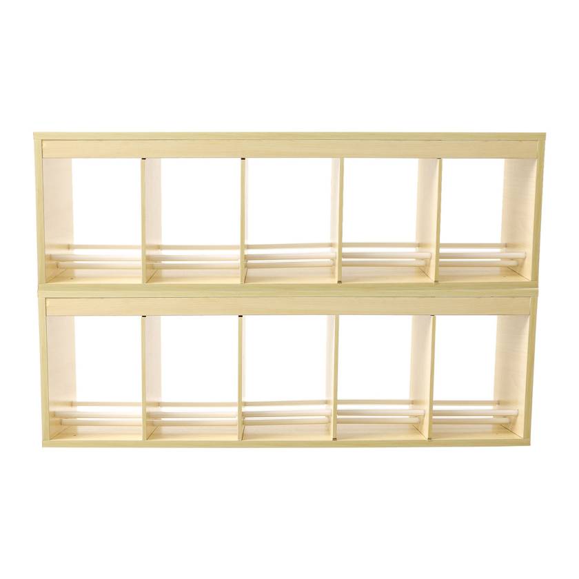 CanDo® 10-5105 Universal Exercise Band Rack, Plastic - 10 Rolls Capacity