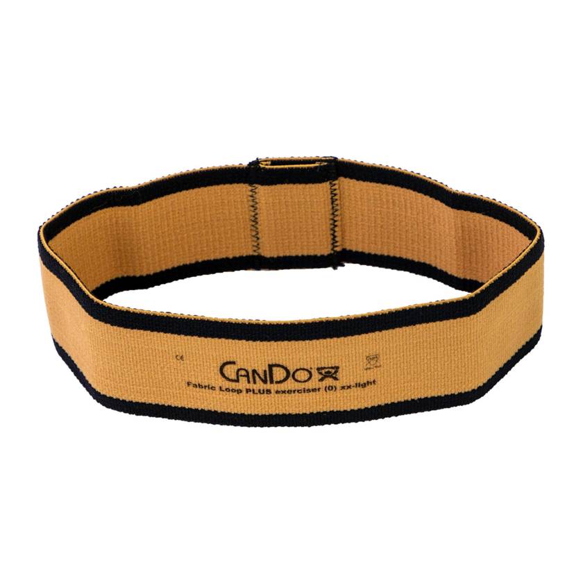 CanDo® 10-6620 Fabric Loop Plus Exerciser, 8" L - XX-Light Resistance, Tan