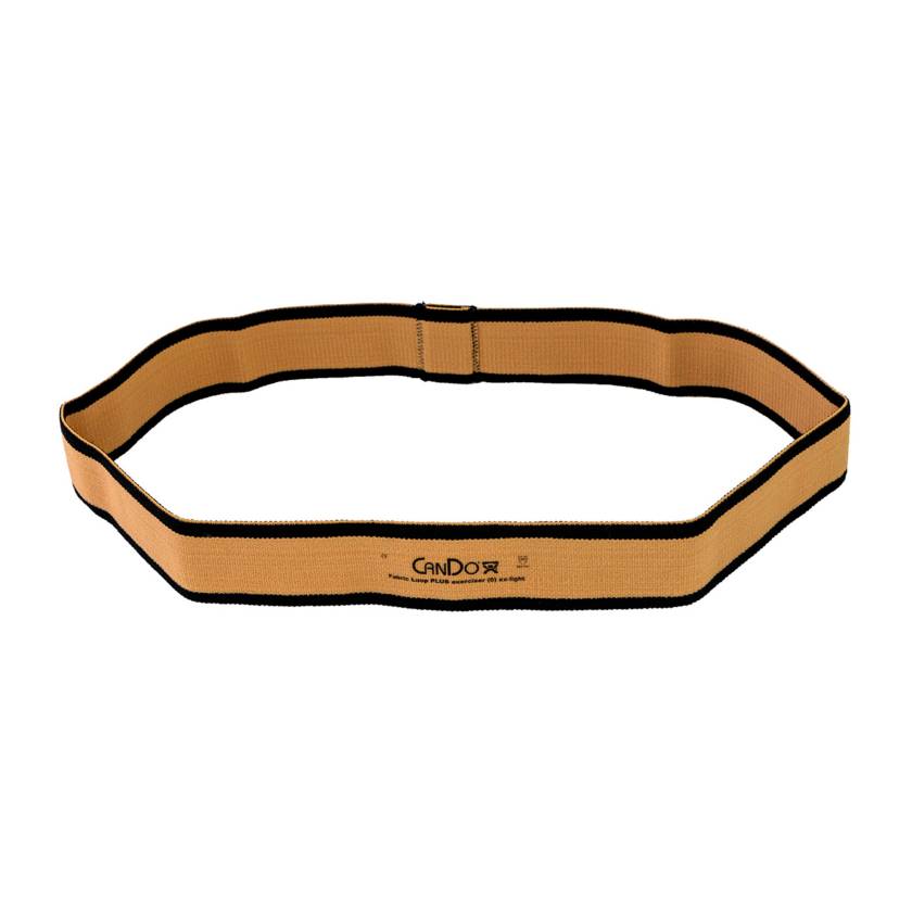 CanDo® 10-6690 Fabric Loop Plus Exerciser, 18" L - XX-Light Resistance, Tan