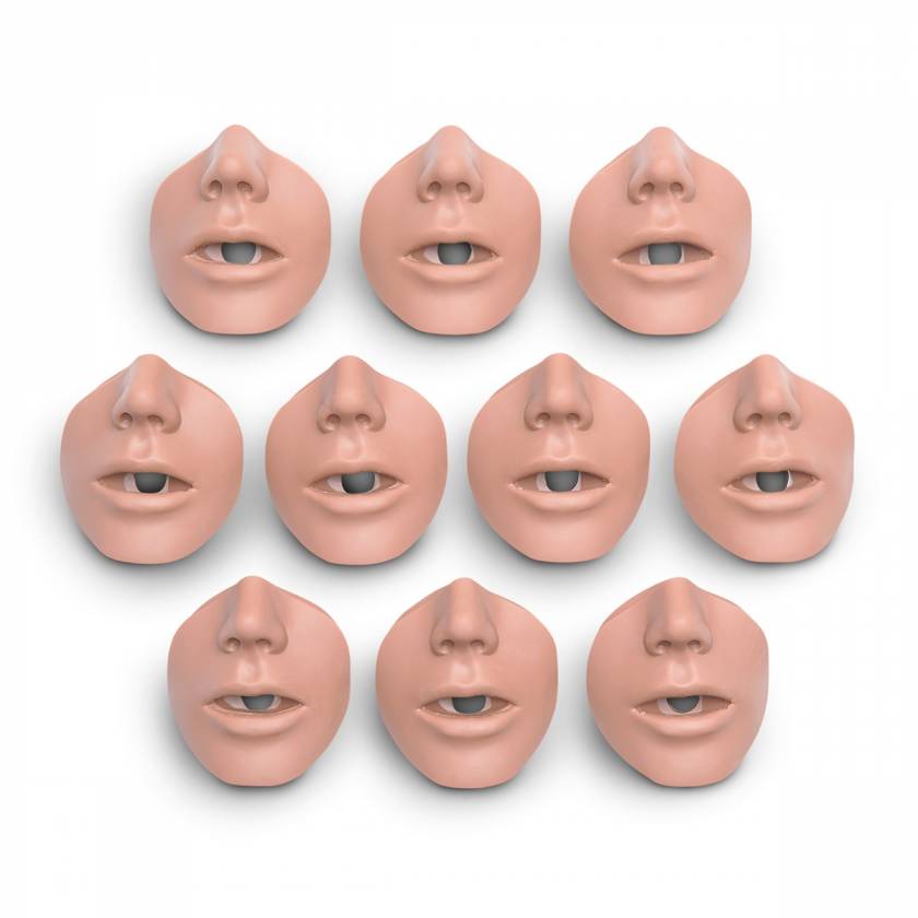 Simulaids Brad/Adam Mouth/Nosepieces - Pack of 10