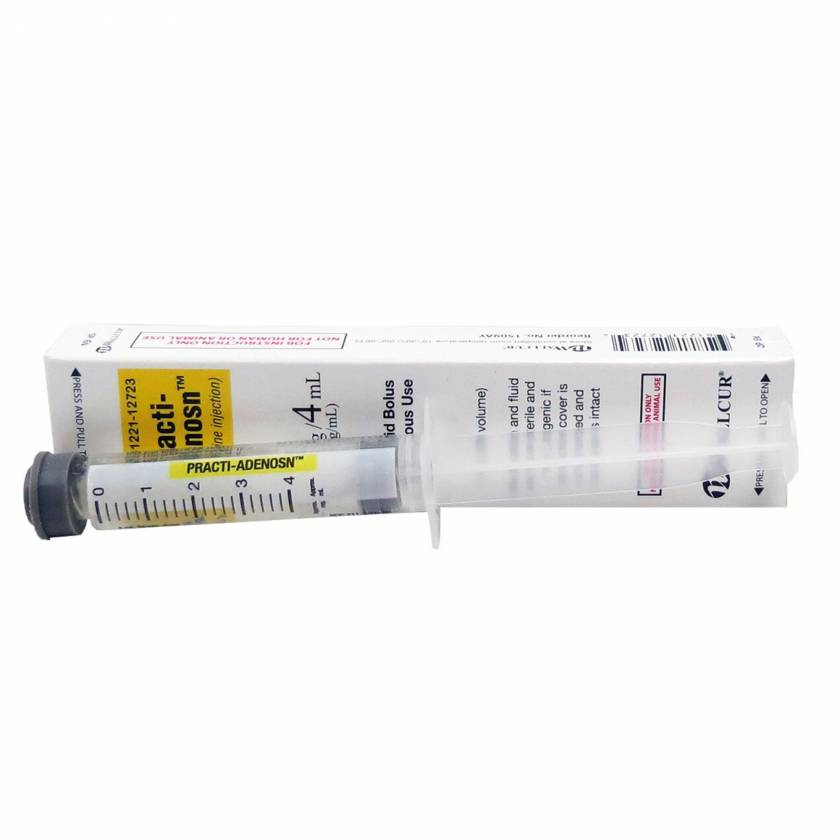 Wallcur 1024760 Practi-Adenosine 12 mg / 4 mL Syringe