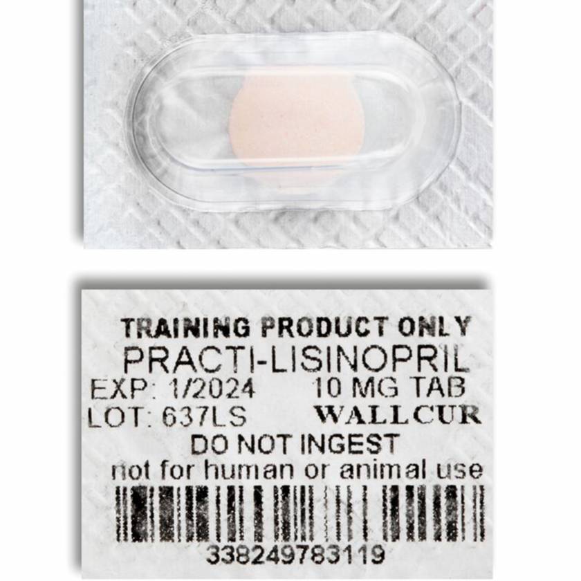 Wallcur 1024974 Practi-Lisinopril 10 mg Oral-Unit Dose