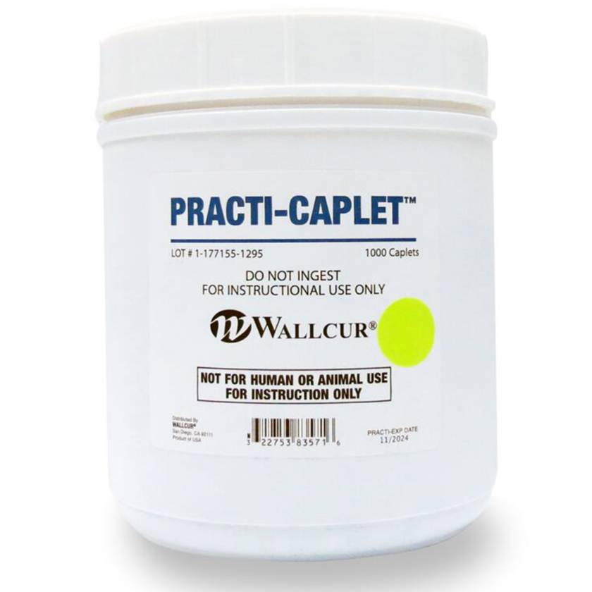Wallcur 1024989 Practi-Scored Caplet Oral-Bulk