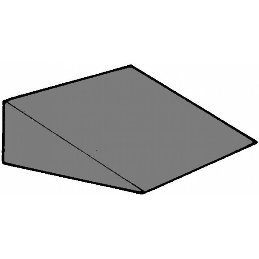 Cranial Wedge Foam Positioning - 17.85 Degree - 3 3/4"H x 9"W x 8"L