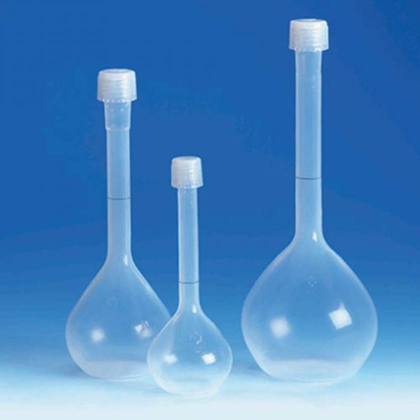 BrandTech Class A PFA Volumetric Flask with PFA Screw Cap