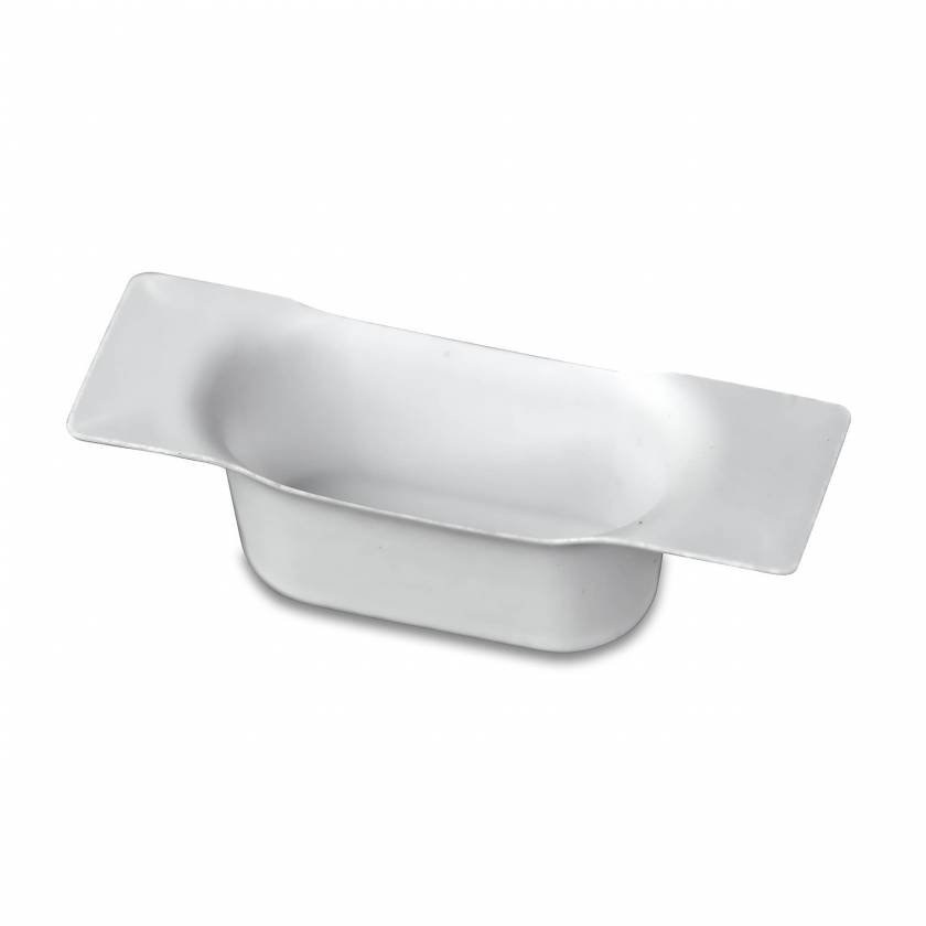 Micro Oblong Weigh Boat - White