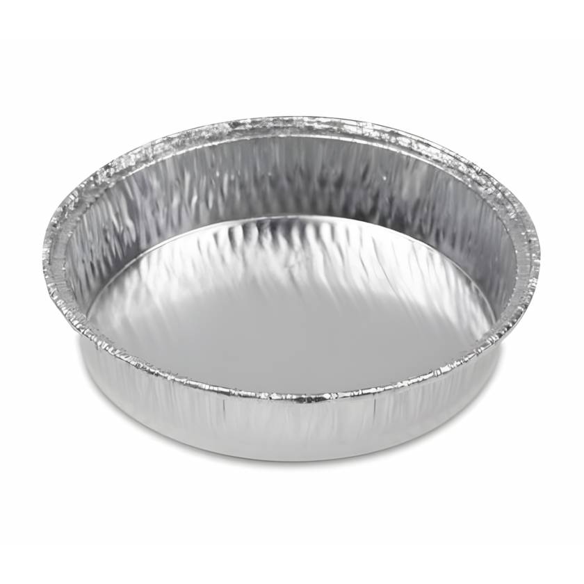 Heathrow Scientific 120930 Aluminum Weighing Boat with Crinkle Wall - 70 mL