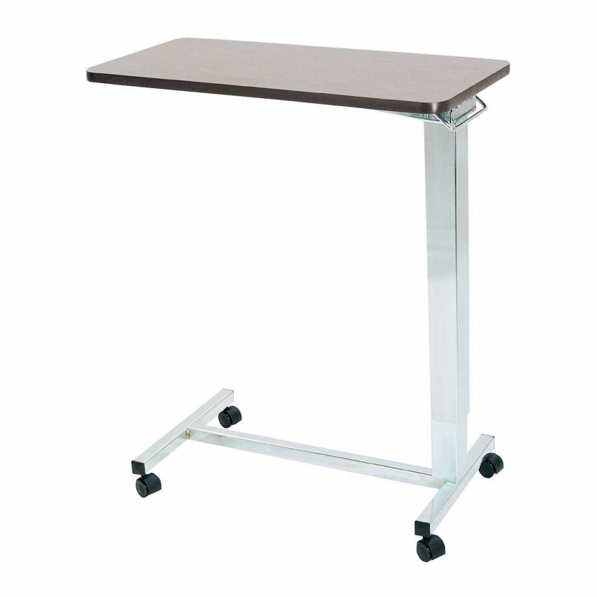 Novum Medical 121A Acute Care Overbed Table Heavy Duty without Vanity - Spring Assisted Lift Mechanism