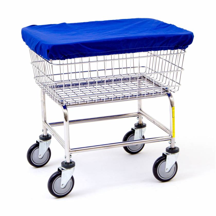 R&B Wire 131N Nylon Cover Cap for E, D, and G Wire Basket - Navy (Laundry Cart is Sold Separately)