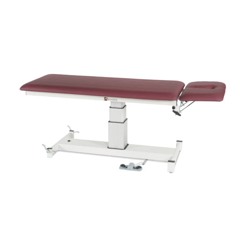 CanDo® 15-1537 Pedestal Electric Hi-Lo Treatment Table with 2 Section