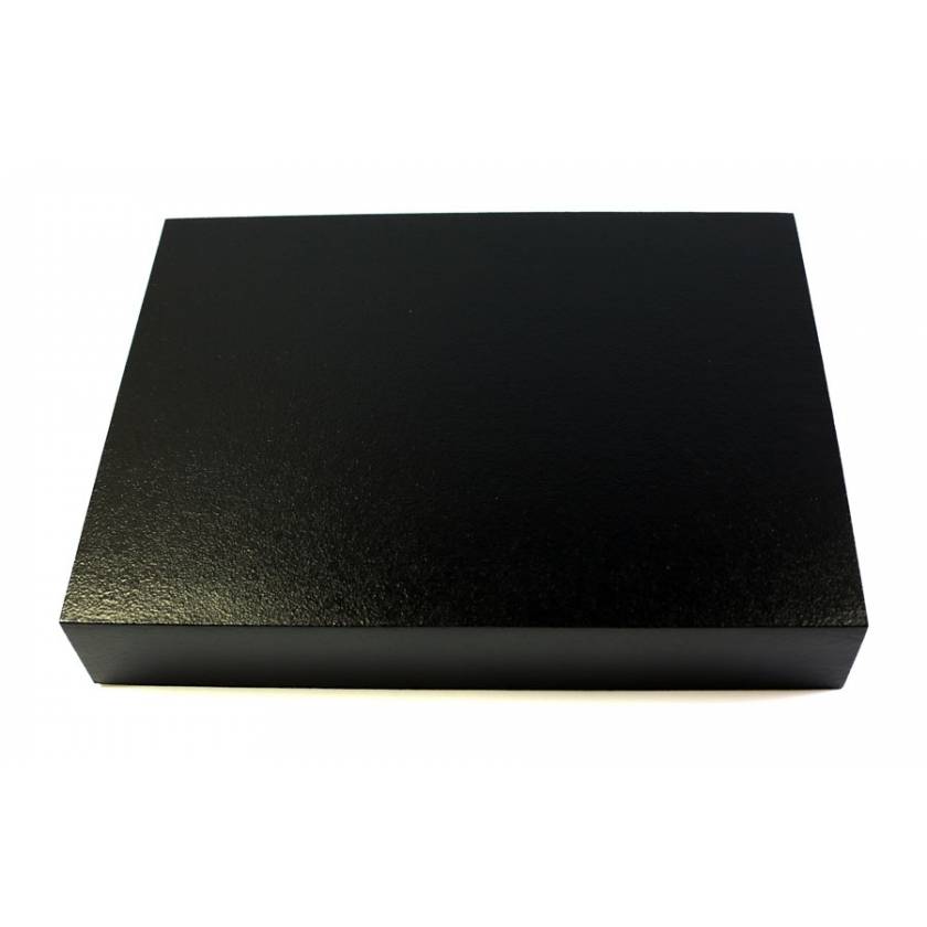 Domico Med-Device 152-SCB Decubitus ScanCoat Black Foam Block Positioning Device - 3"H x 14"W x 18"L